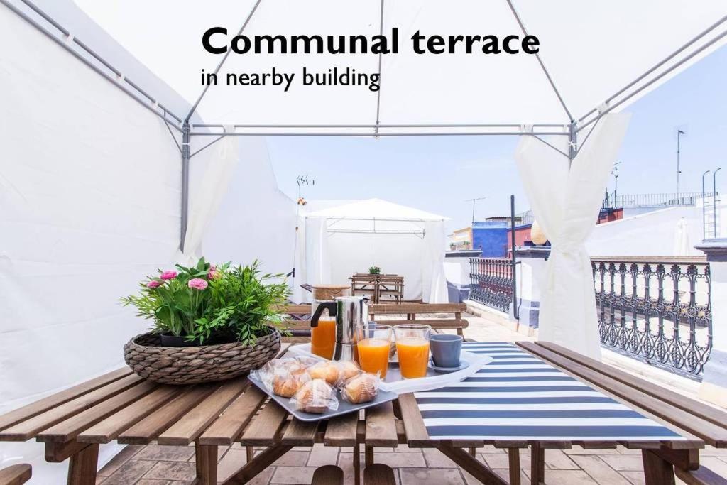 Hostly Rivero 2A Center Loft-Fibre-Communal Terrace-Parking Optional-Cless 塞维利亚 外观 照片